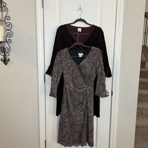 Motherhood Maternity Dress Medium Set Of 2